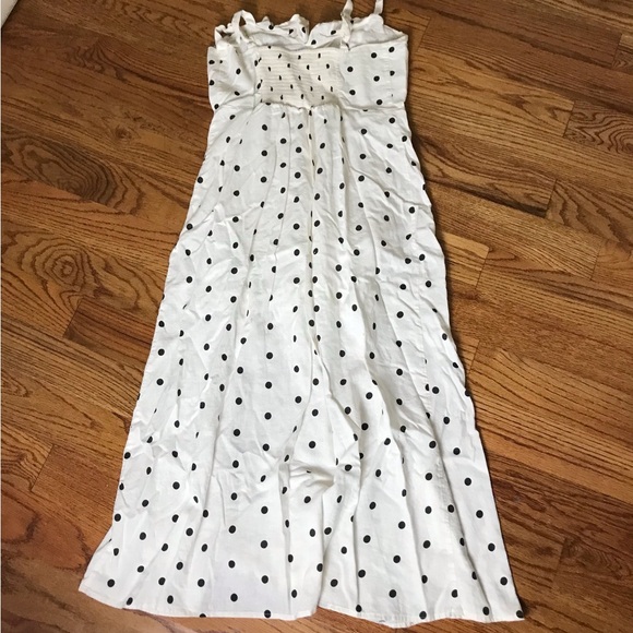 Old Navy White Polka Dot Dress - Picture 5 of 6